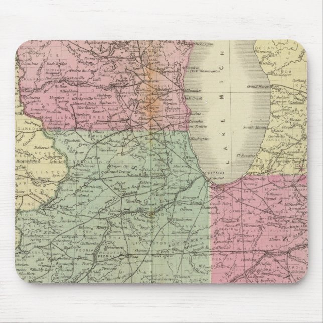 Western US Mouse Mat (Front)