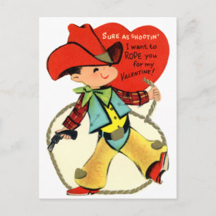 Western Valentine Card