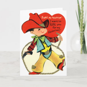 Western Valentine Card