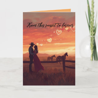 Western Valentine’s Day Card
