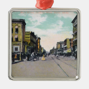 Western View from Main StreetBoise, ID Metal Tree Decoration