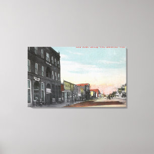 Western View from Main StreetKennewick, WA Canvas Print