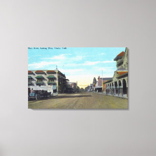 Western View from Main StreetVisalia, CA 2 Canvas Print
