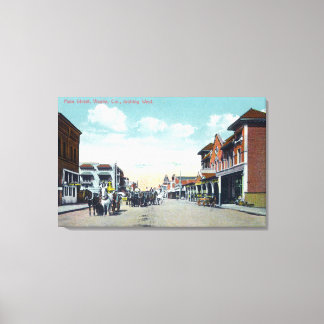 Western View from Main StreetVisalia, CA Canvas Print