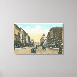 Western View of Court Street Canvas Print