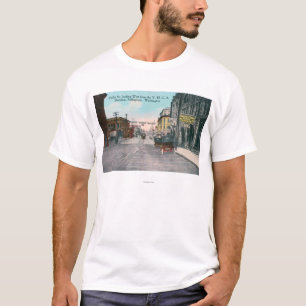 Western View of Holly Street from YMCA Bldg T-Shirt