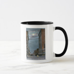 Western View of Riverside Avenue at Night Mug