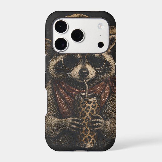 Western Vintage Racoon Lover Gift (Back)