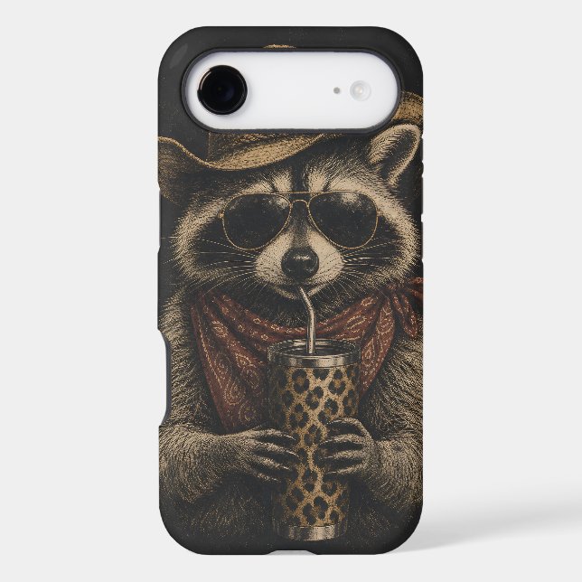 Western Vintage Racoon Lover Gift (Back)