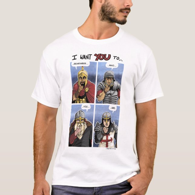 Western Warrior Grid T-Shirt (Front)