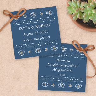 Western Wedding Favour Tag, Rio Rancho Thank You Tags