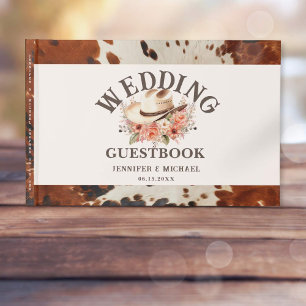 Western Wedding Guestbook
