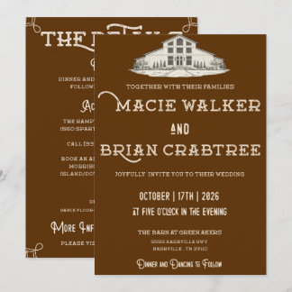 Western Wedding Invitation