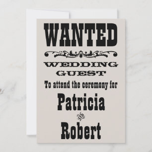 Western Wedding   Invitation