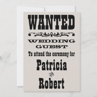 Western Wedding | Invitation