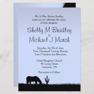 Western Wedding Invitation