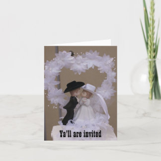 Western Wedding Invitation
