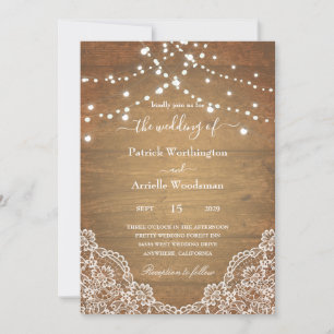 Western wedding invitations