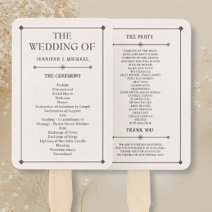 Western Wedding Rustic Country Wedding Hand Fan