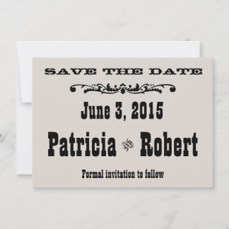 Western Wedding | Save the Date