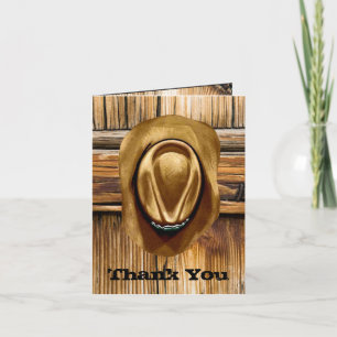 Western Wedding Thank You Cards