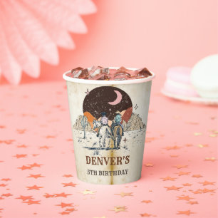 Western Wild West Cowboy Birthday Party Paper Cups