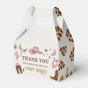 Western Wild West Cowboy Rodeo Birthday Party Favour Box