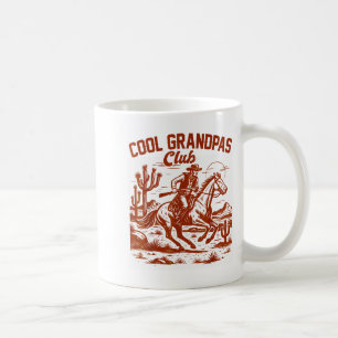 Western Wild West Grandpa Papa Cool Grandpas Club  Coffee Mug