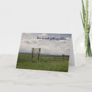 Western Wisdom birthday card