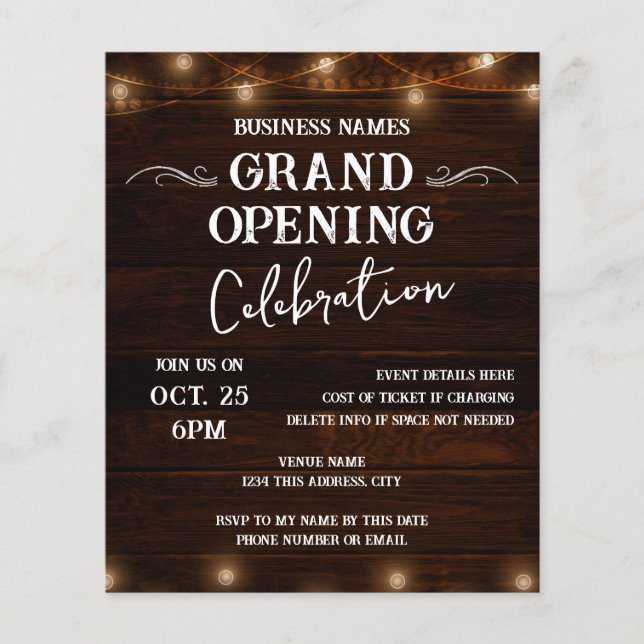 Western Wood Business Grand Opening  (Front)