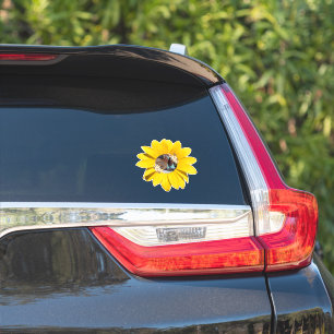 Western,Yellow Sunflower,Boots & Hat in Centre Car