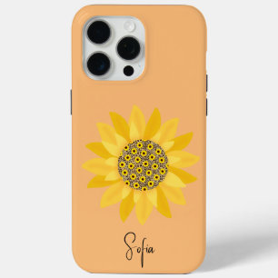 Western Yellow Sunflower Cute Floral Mother's Day iPhone 15 Pro Max Case