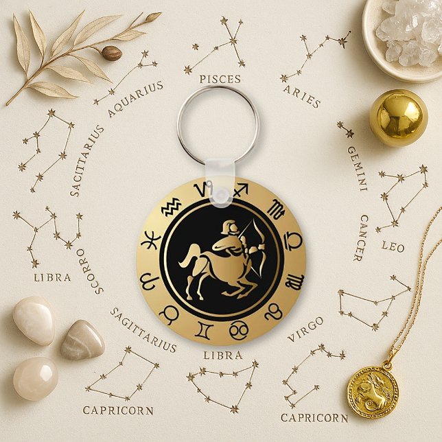 Western Zodiac - Sagittarius Key Ring (Creator Uploaded)