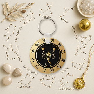 Western Zodiac - Scorpio Key Ring