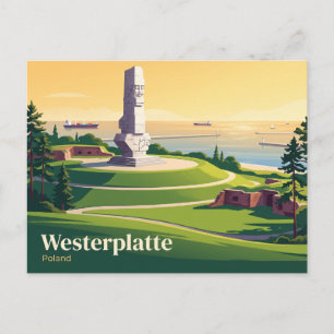 Westerplatte Poland Postcard