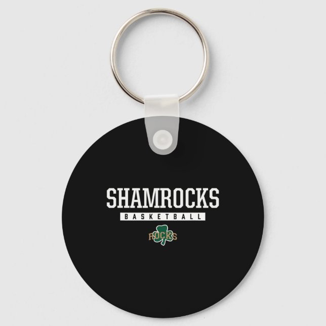 Westfield Shamrocks Logo Sketll Hs  Key Ring (Front)