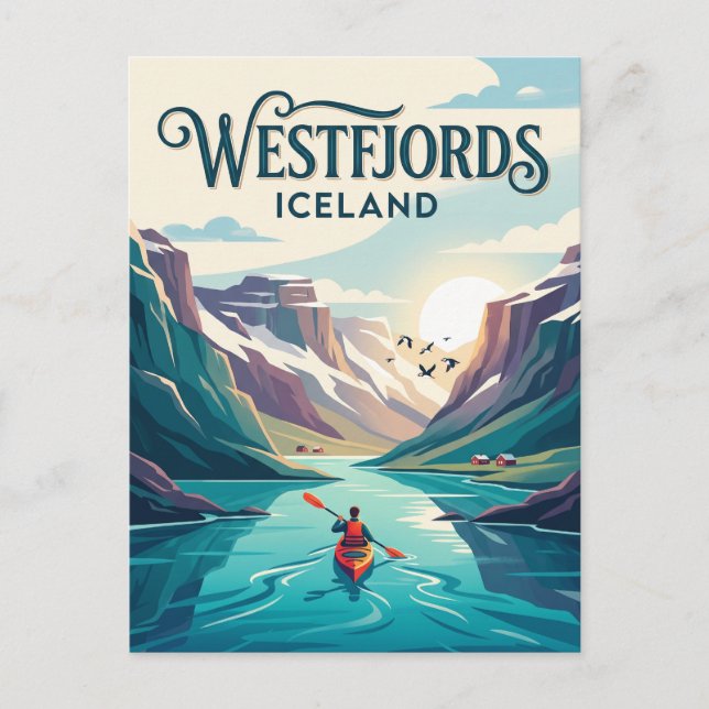 Westfjords Iceland Postcard (Front)