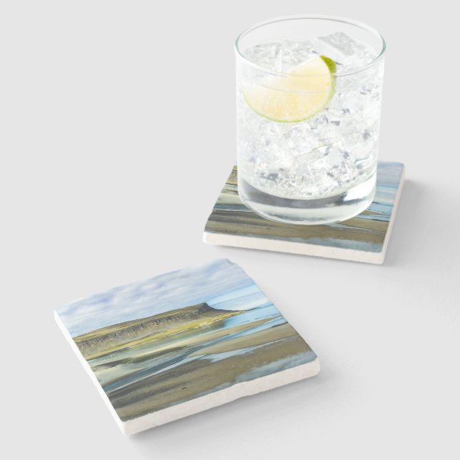 Westfjords, Iceland Stone Coaster (Side)