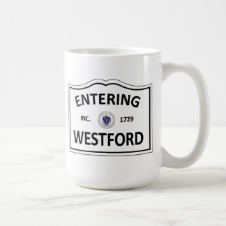 WESTFORD MASSACHUSETTS Hometown Mass MA Townie Coffee Mug