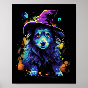 Westi Halloween Dogs Halloween Dog Walking Pet Poster