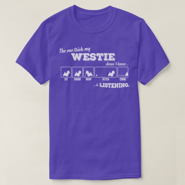 Westie 3 T-Shirt (Design Front)