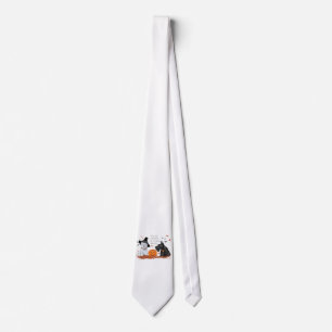 Westie and Scottie Halloween Tie
