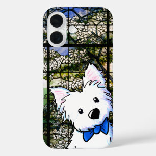 Westie And Stained Glass Case-Mate iPhone Case