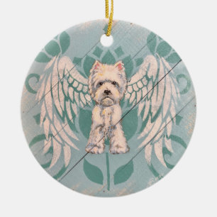 Westie Angel Christmas Ornament