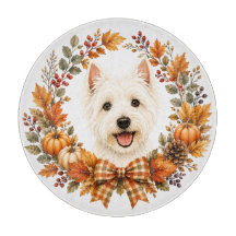 Westie Autumn Wreath