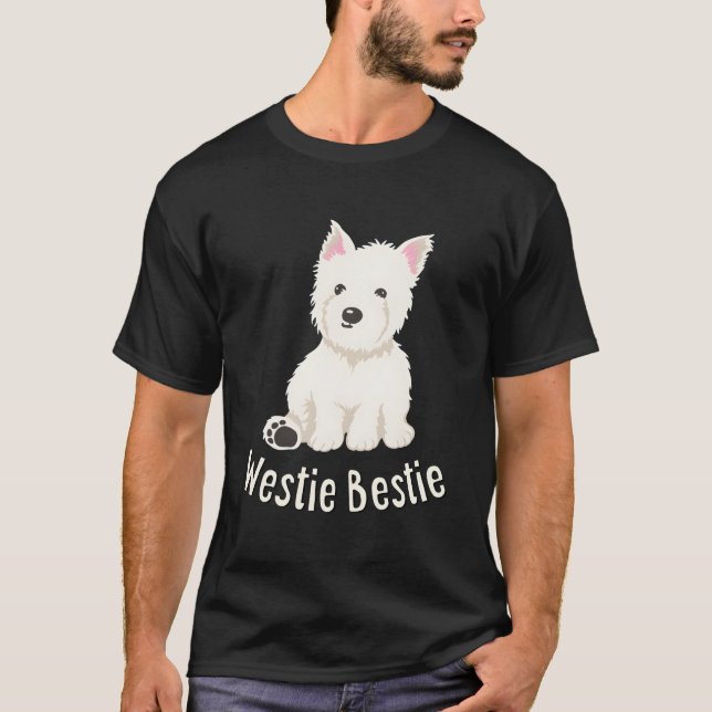 Westie Bestie West Highland White Terrier T-Shirt (Front)