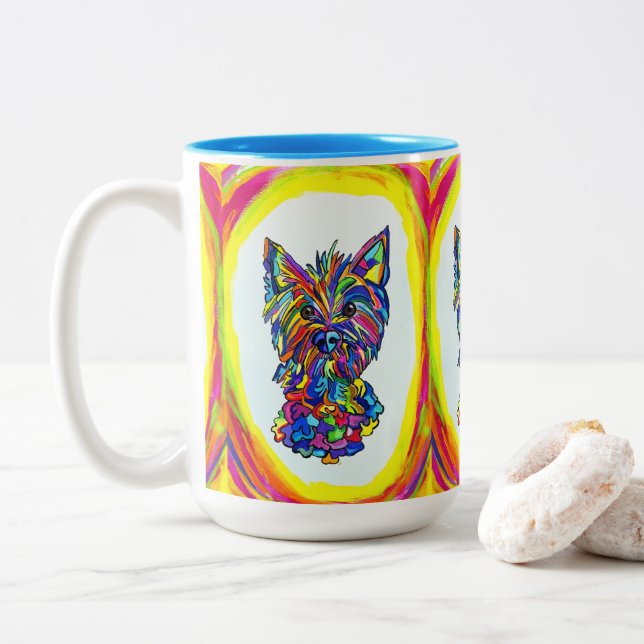 Westie BG Love Mug (With Donut)