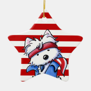 Westie Boss Ornament