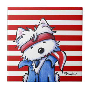 Westie Boss tile