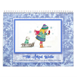 Westie Calendar by Deborah Borgo